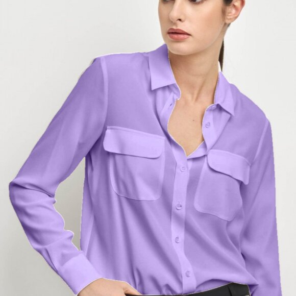 Equipment Signature Slim Fit Button-Up Shirt (size M) - Picture 1 of 12